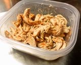 胸肉の塩辛和え作り方3写真