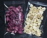 2色干し大根で紅白なますの花飾り作り方1写真