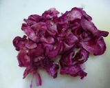 2色干し大根で紅白なますの花飾り作り方2写真