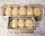 小麦胚芽、グラハム粉、全粒粉入りパン作り方9写真
