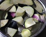 夏野菜と牛肉のオイスター黒酢炒め作り方1写真