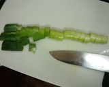まるごと白ネギのジェノバ風スパゲッティ作り方2写真