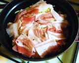 ストウブ鍋で豚とキャベツの塩バター蒸し作り方3写真