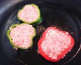 とろ〜りチーズのピーマンバーグ作り方4写真