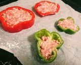 とろ〜りチーズのピーマンバーグ作り方6写真