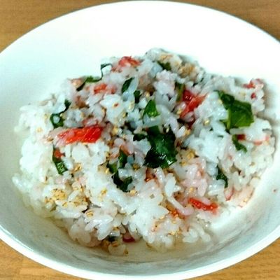 梅しそごはん様 混ぜるだけ簡単❗梅しそ混ぜごはん by Emiry_h 【クックパッド