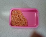 コリラックマのお昼寝キャラ弁作り方1写真