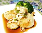 塩糀レモンDE鶏胸肉の揚げない油淋鶏風作り方6写真