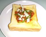 5分で直火焼フレッシュトマトピザトースト作り方5写真