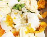 ゆで卵！たまごと枝豆のマヨサラダ作り方3写真