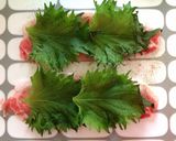 お弁当に♬豚と大葉のくるくる巻き焼き作り方2写真