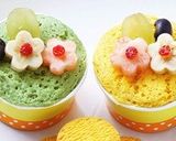 離乳食　お花の蒸しパンとクッキー作り方1写真