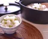 グリンピースご飯　豆ごはん作り方10写真