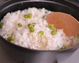 グリンピースご飯　豆ごはん作り方9写真