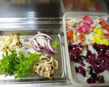 ✿花天✿～エディブルフラワーのかき揚げ♪作り方1写真