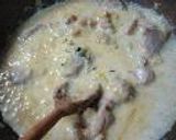 コーンクリームパスタ作り方3写真