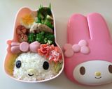 キャラ弁 マイメロディのお弁当作り方9写真