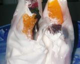 いちご＆みかん＆餡ライスペーパークレープ作り方2写真
