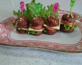 ﾐｰﾄﾎﾞｰﾙﾊﾞｰｶﾞｰ作り方1写真
