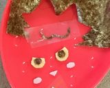 妖怪ウォッチ☆ダークニャン☆キャラ弁作り方1写真