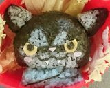 妖怪ウォッチ☆ダークニャン☆キャラ弁作り方4写真