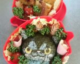 妖怪ウォッチ☆ダークニャン☆キャラ弁作り方5写真