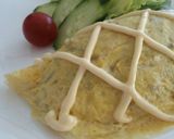 マヨネーズが合う美味しいオムレツ作り方8写真