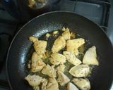 鶏肉のマスタードソテーわさび菜サラダ作り方4写真