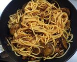 即席ソースで♪なすのボロネーゼ風パスタ♡作り方5写真