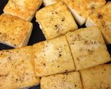 簡単豆腐ステーキ！きのこソテーを添えて♡作り方6写真