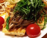 簡単豆腐ステーキ！きのこソテーを添えて♡作り方7写真
