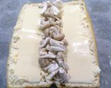 簡単焼くだけ♪油あげのパリパリサラダピザ作り方1写真