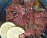 キノコとハムの柑橘だれ丼！作り方6写真