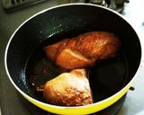 焼いて煮るだけ！鶏チャーシュー作り方3写真