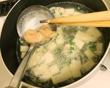 餃子の具リメイク！肉団子のお味噌汁♡作り方2写真