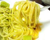 まるごと白ネギのジェノバ風スパゲッティ作り方14写真