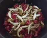 ゴボウと牛肉の炊き込みご飯作り方4写真