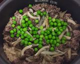 ゴボウと牛肉の炊き込みご飯作り方6写真