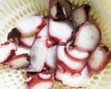 余ったタコとキャベツのヘルシー炒め作り方1写真
