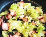 余ったタコとキャベツのヘルシー炒め作り方6写真