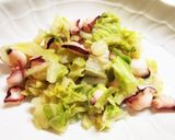 余ったタコとキャベツのヘルシー炒め作り方7写真