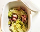 余ったタコとキャベツのヘルシー炒め作り方8写真