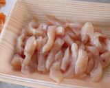 簡単節約♪柔らか鶏むね肉で回鍋肉作り方1写真