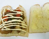 中学時代の懐かしの味☆肉じゃがサンド作り方5写真