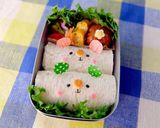 幼稚園 お弁当♡くま サンドイッチ作り方2写真