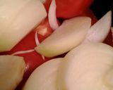 炊飯器でトマトとタマネギとグリンピース作り方4写真