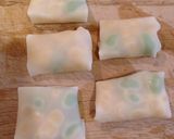 餃子の皮で枝豆とコーンのカリカリ巻き作り方3写真