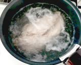 大葉香る♪ゆで鶏とくずし豆腐の和風スープ作り方2写真
