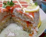 ケーキみたい☆サーモンのお寿司作り方6写真