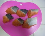 柚子胡椒香る*鮭とエリンギの焼きびたし*作り方1写真